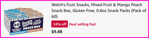 Welchs Fruit Snacks Checkout Screen Welchs Fruit Snacks Checkout Screen