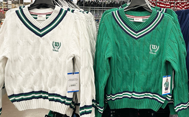 Wilson Girls VNeck Sweaters