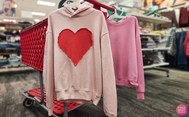 Womens Valentines Sweatshirts
