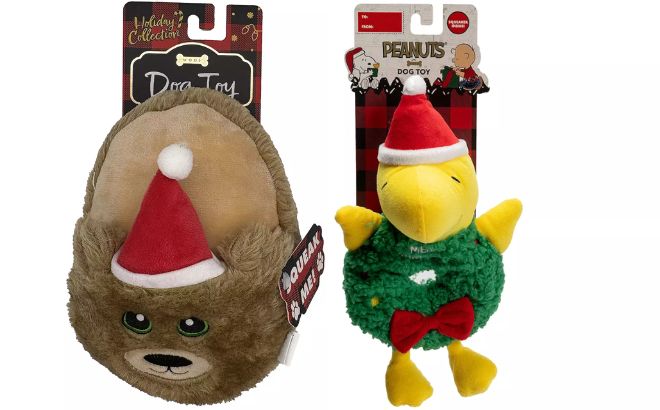 Woof Bear Slipper Plush Pet Toy and Licensed Character Peanuts Woodstock Wreath Plush Dog Toy Woof Bear Slipper Plush Pet Toy and Licensed Character Peanuts Woodstock Wreath Plush Dog Toy