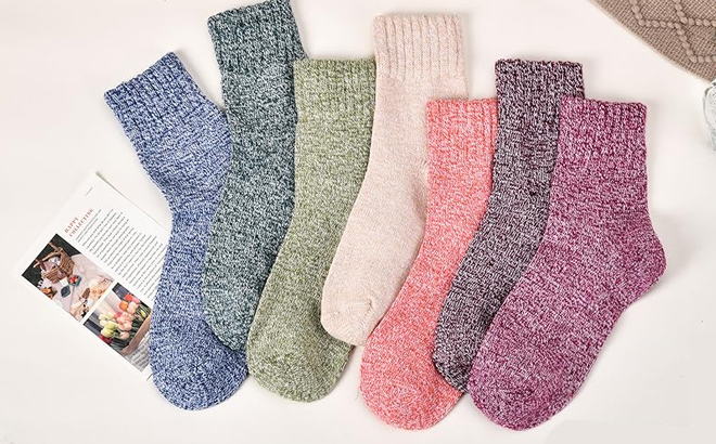 Wool Socks 7 Pairs