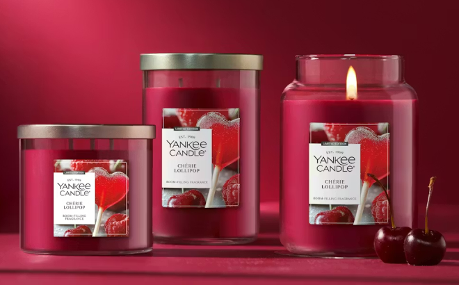 Yankee Candle Cherie Lollipop Scented Candles
