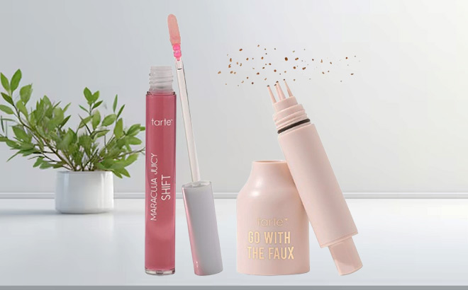 tarte Go With The Faux Freckle Stamp Lip and Cheek Shift Set 1