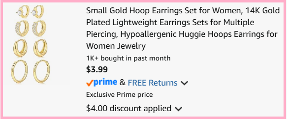 14K Gold Hoop Earrings Set Checkout Page 14K Gold Hoop Earrings Set Checkout Page