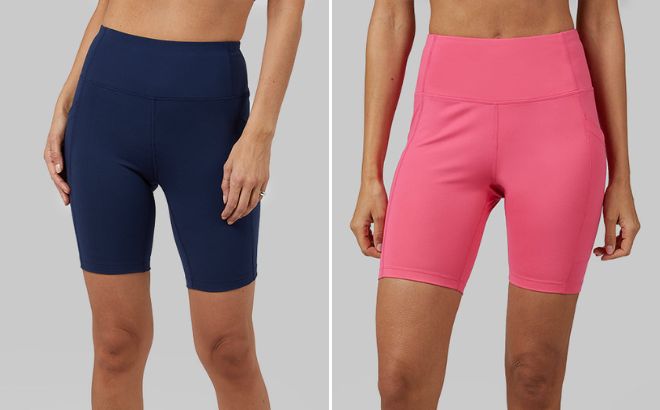 32 Degrees Womens High Waist Active Short