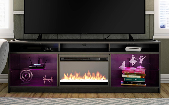 75 Inch Fireplace TV Stand 75 Inch Fireplace TV Stand