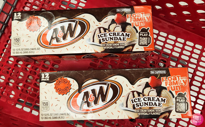 AW Ice Cream Sundae Soda 12 Pack AW Ice Cream Sundae Soda 12 Pack