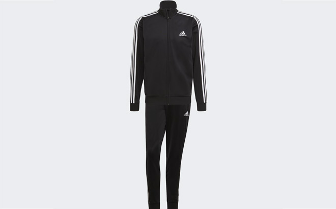 Adidas Mens 3 Stripes Track Suit