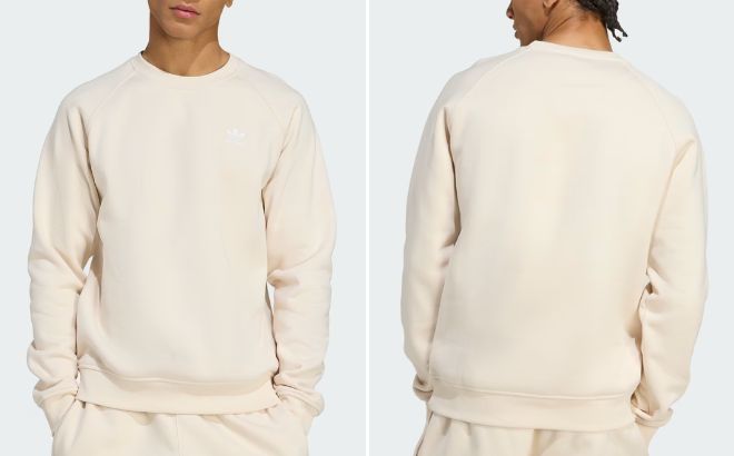 Adidas Trefoil Essentials Crew Sweatshirt Adidas Trefoil Essentials Crew Sweatshirt