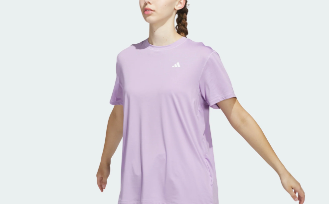 Adidas Womens Designed for Train Everyday Workout Tee Adidas Womens Designed for Train Everyday Workout Tee