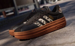 Adidas Womens VL Court Bold Shoes on the Ground