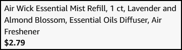 Air Wick Essential Mist Refill Checkout