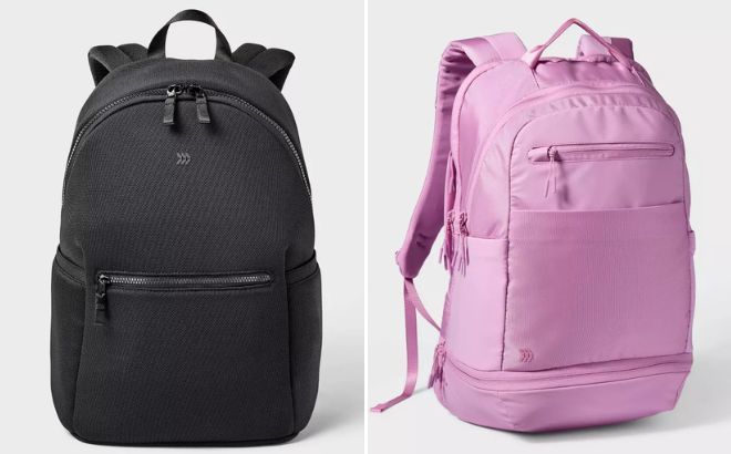 All In Motion 23L Air Mesh Backpack and Sport Pocket Backpack