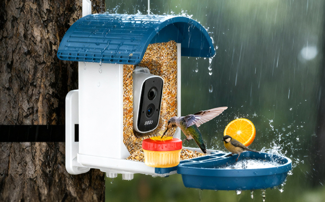 Allweviee Smart Bird Feeder with Camera