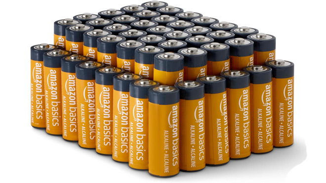Amazon Basics 48 Pack Alkaline Batteries Amazon Basics 48 Pack Alkaline Batteries