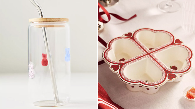 Anthropologie The Icon Juice Glass Tumbler with Lid