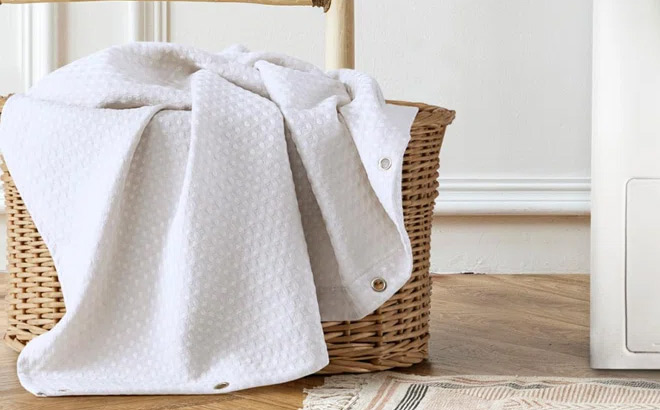 Arbor Waffle Shower Curtain