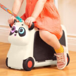 B Toys Ride On Panda Suitcase