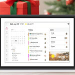 BIGASUO 10 1 Inch Digital Calendar