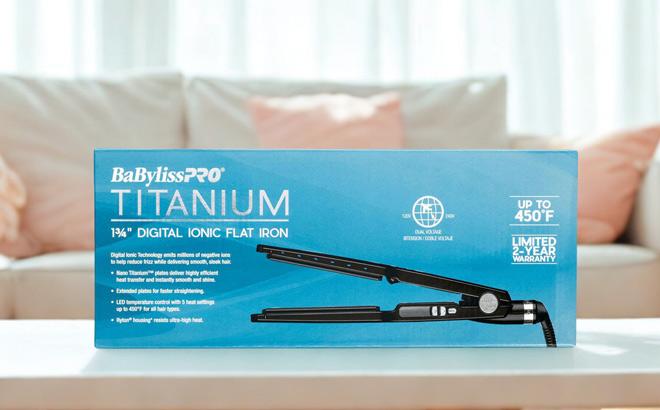BaBylissPRO Titanium Ionic Straightener BaBylissPRO Titanium Ionic Straightener