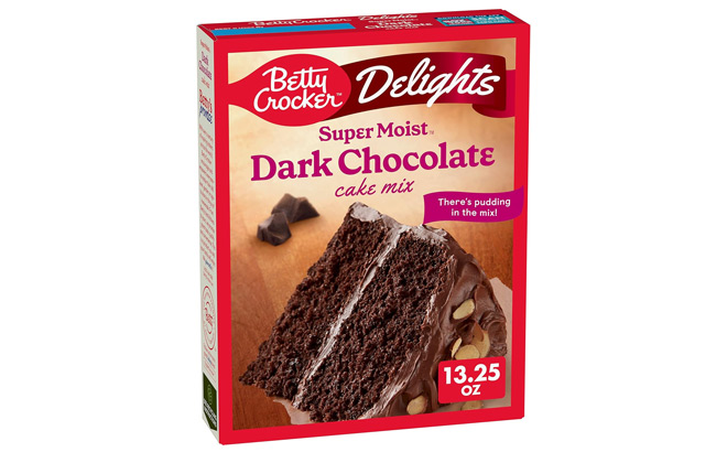 Betty Crocker Delights Super Moist Dark Chocolate Cake Mix