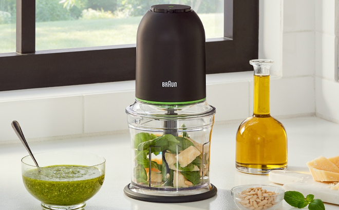 Braun Easy Prep 4 Cup Chopper on a Table