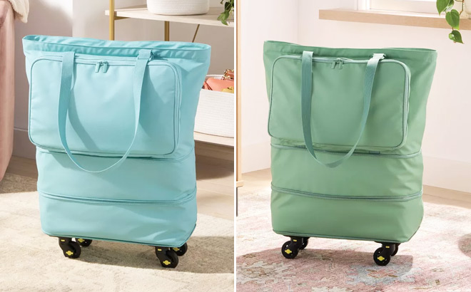 Brightroom Collapsible Rolling Totes