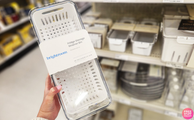 Brightroom Lidded Fridge Storage with 2 Internal Inserts