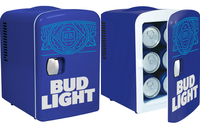 Bud Light 6 Can Mini Beverage Refrigerator Bud Light 6 Can Mini Beverage Refrigerator
