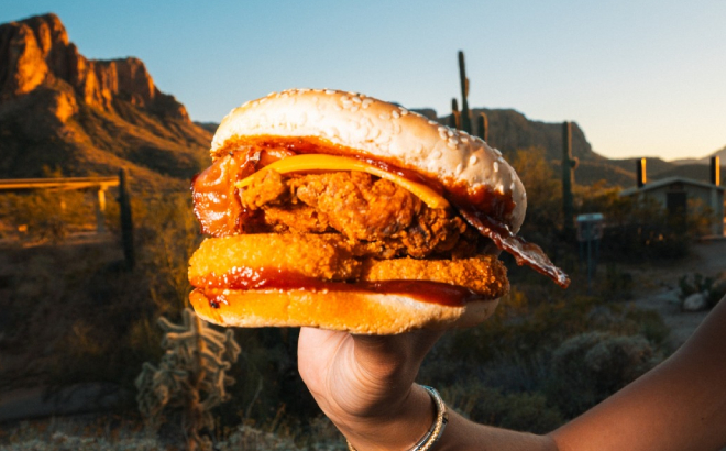 Carls Jr Western Bacon Chicken Sandwich