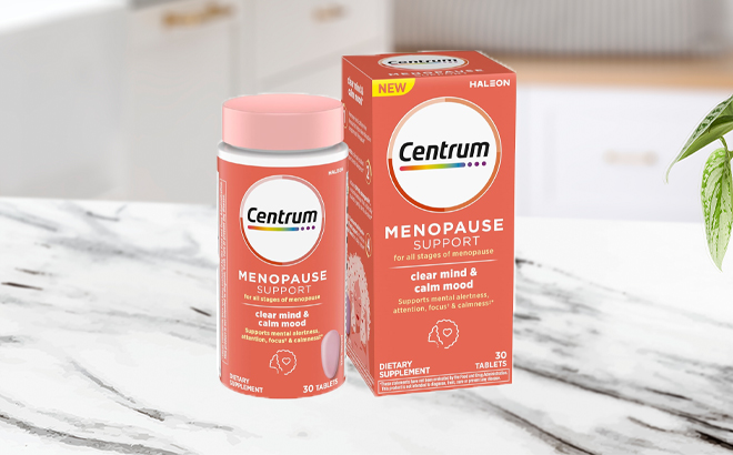 Centrum Clear Mind and Calm Mood Menopause Support Tablets