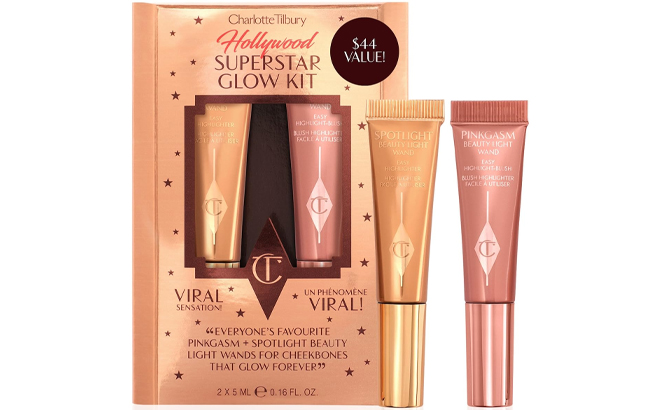 Charlotte Tilbury Beauty Light Wand Liquid Highlighter Makeup Set