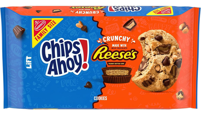 Chips Ahoy Reeses Peanut Butter Cup Chocolate Chip Cookies