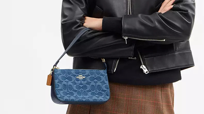 Coach Outlet Nolita 19 In Signature Denim