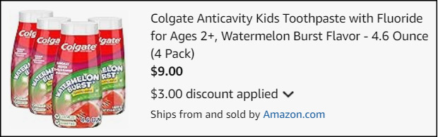 Colgate Anticavity Kids Toothpaste 4 Pack Checkout Colgate Anticavity Kids Toothpaste 4 Pack Checkout