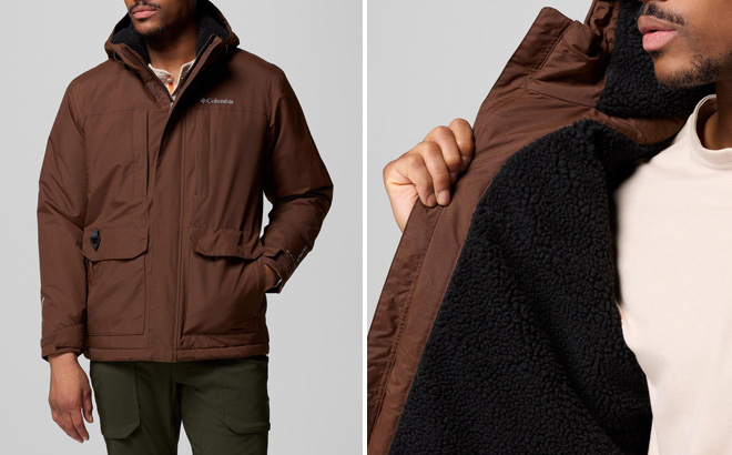 Columbia Mens Landroamer Sherpa Lined Jacket Tall Columbia Mens Landroamer Sherpa Lined Jacket Tall