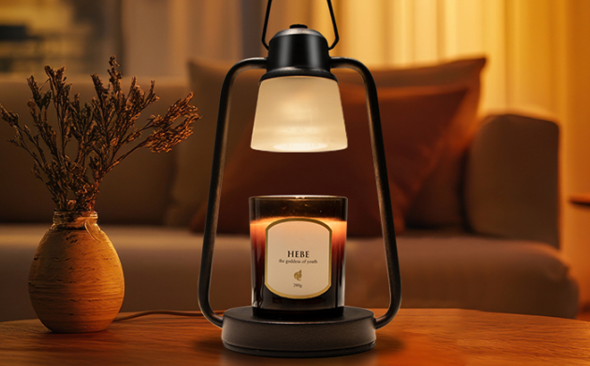 Comiling Candle Warmer Lamp on a Table
