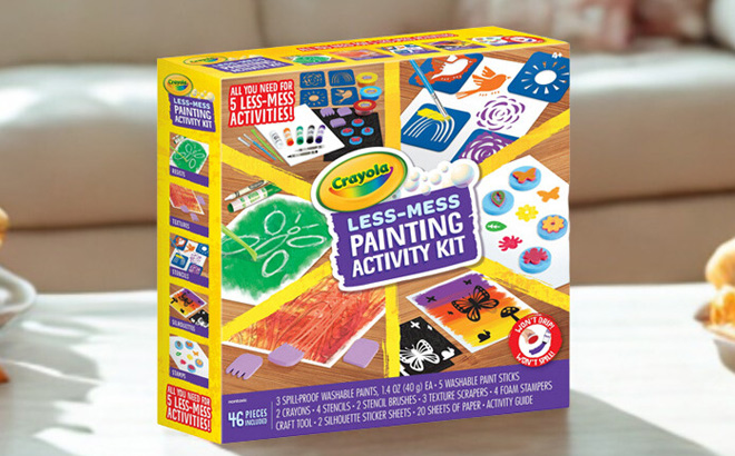 Crayola Less Mess Painting Activity Kit