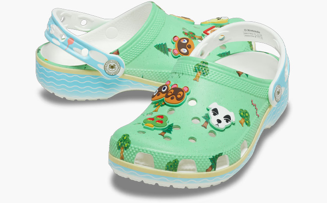 Crocs Kids Animal Crossing Classic Clogs