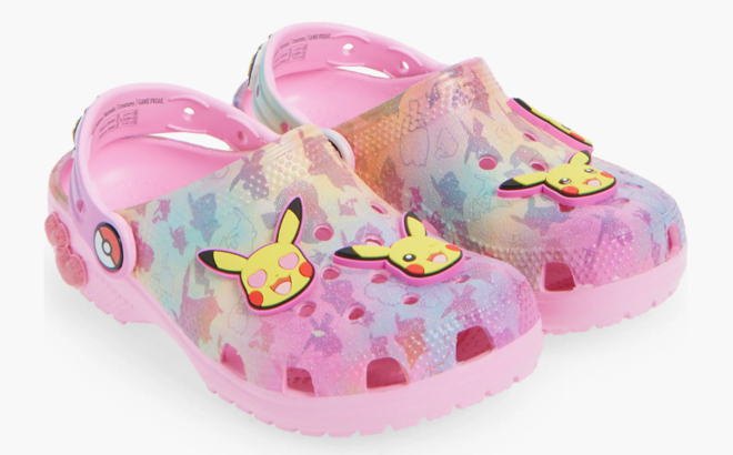 Crocs Kids Pikachu Waterproof Clogs
