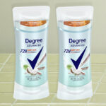 Degree Antiperspirant Deodorants on the Table