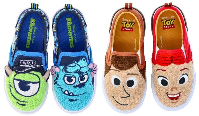 Disneys Pixar Monsters Inc Toddlers Kids Casual Slip on Sneakers and Disneys Pixar Toy Story Toddler Kids Casual Slip On Shoes Disneys Pixar Monsters Inc Toddlers Kids Casual Slip on Sneakers and Disneys Pixar Toy Story Toddler Kids Casual Slip On Shoes
