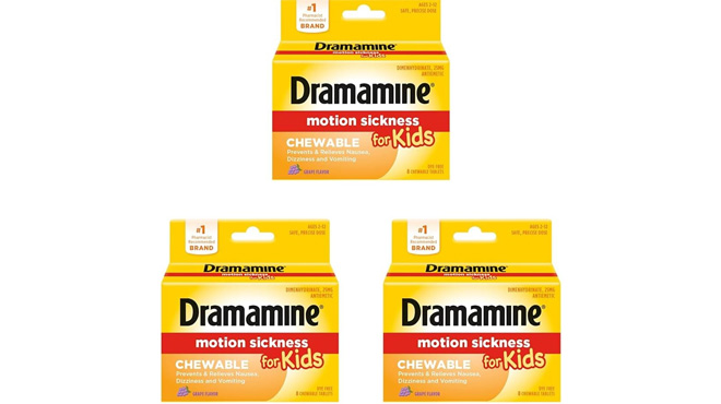 Dramamine Motion Sickness Relief 3 Pack