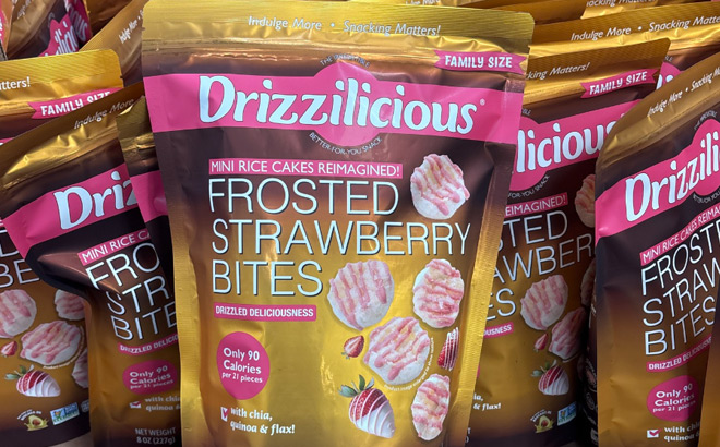 Drizzilicious Frosted Strawberry Bites