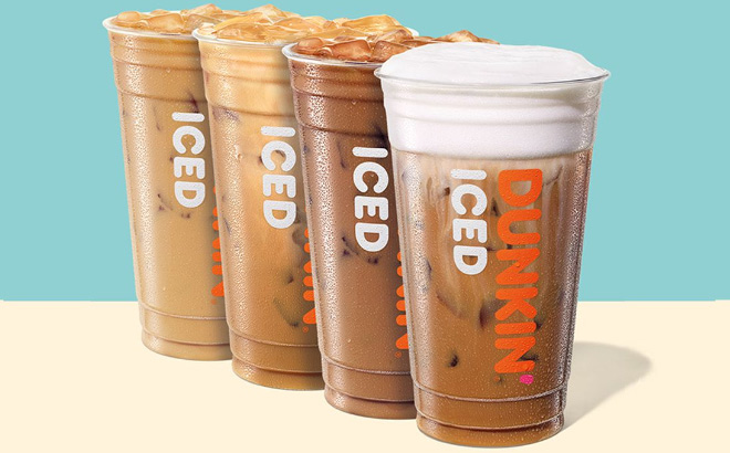 Dunkin iced beverage