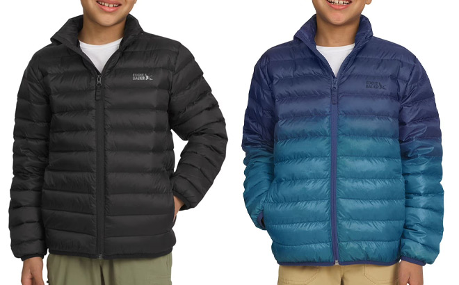 Eddie Bauer Boys Packable Jackets