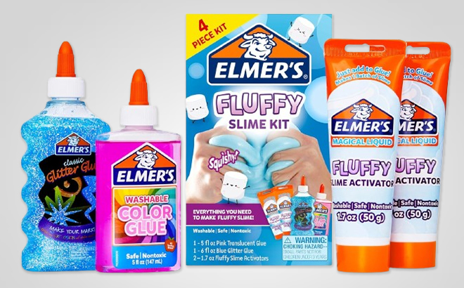 Elmers Fluffy Slime Kit