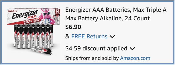 Energizer Max AAA Alkaline Batteries Checkout Page Energizer Max AAA Alkaline Batteries Checkout Page