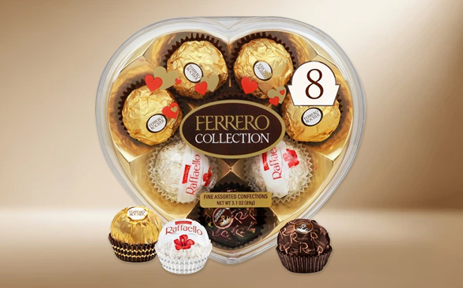 Ferrero Collection 8 Count Heart Gift Box Ferrero Collection 8 Count Heart Gift Box