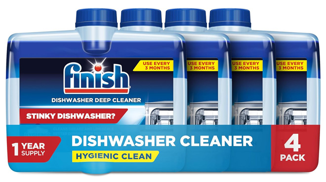 Finish Dishwasher Cleaner 4 Pack